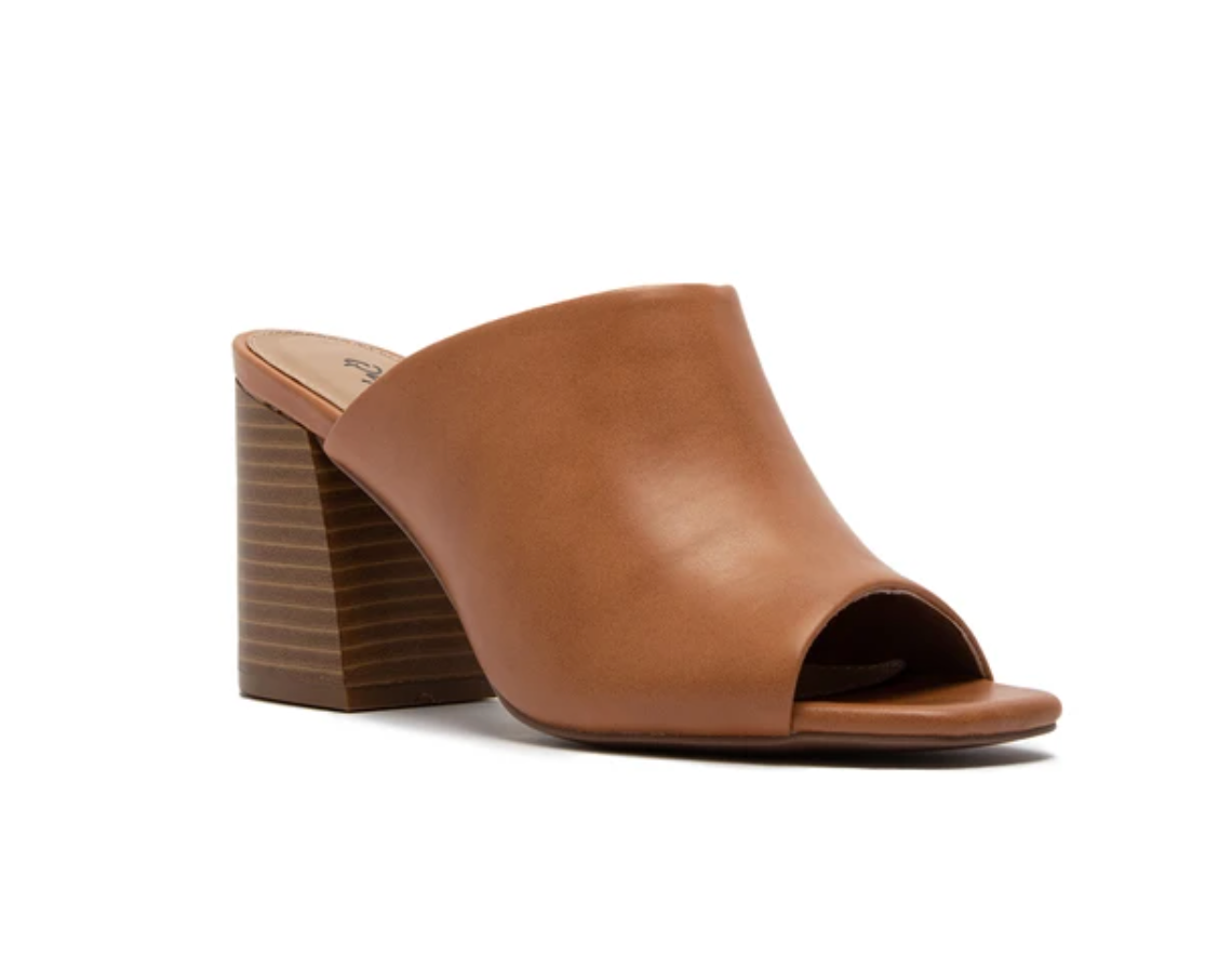 Dorcas Heeled Mule Camel