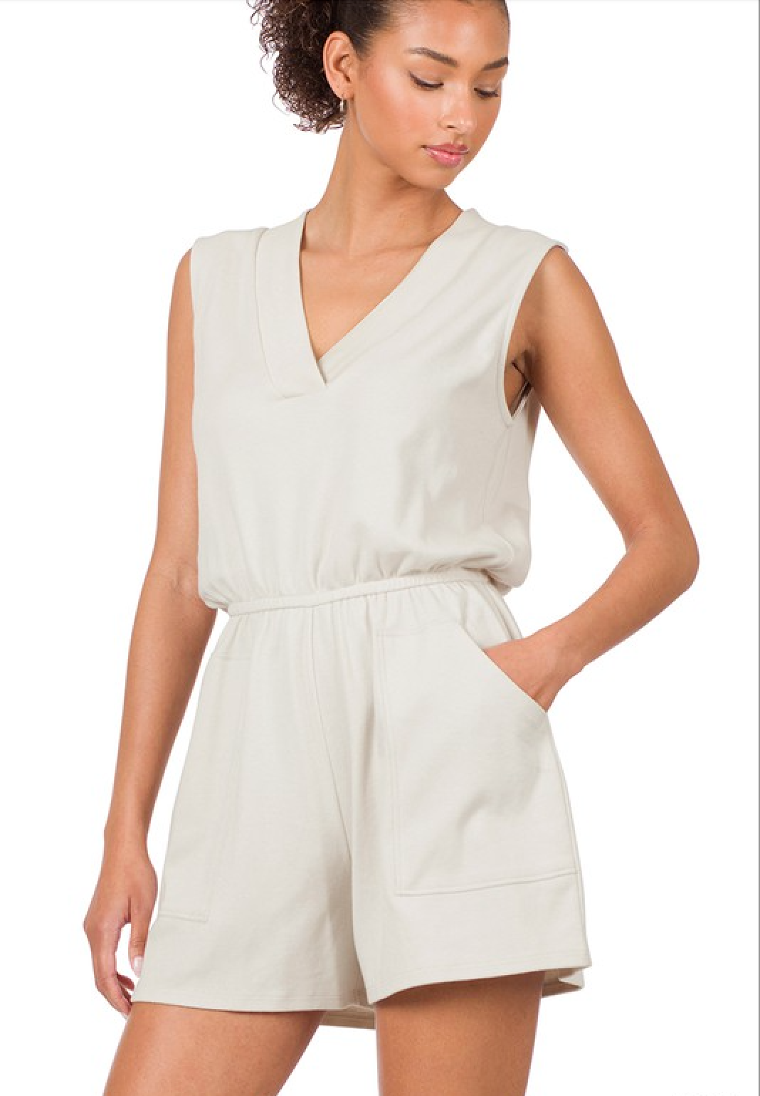 Cotton Romper Bone