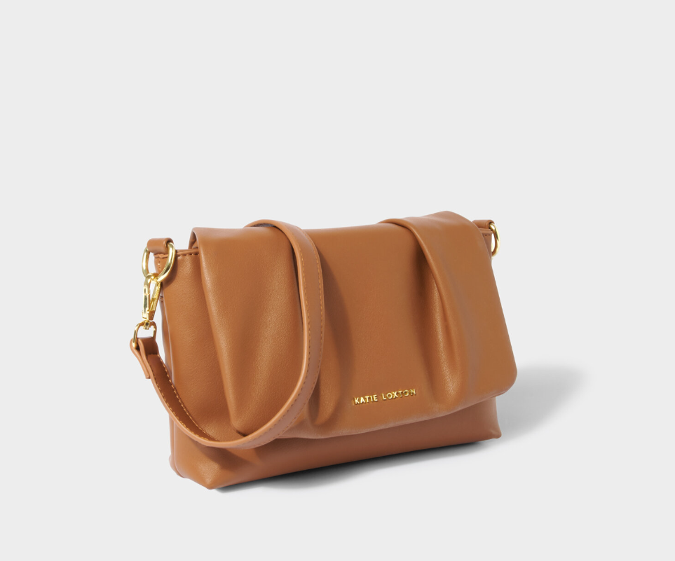 Mischa Slouch Purse Tan