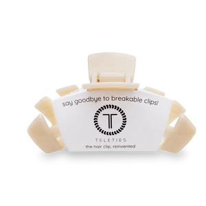Almond Beige Teleties Clip Large