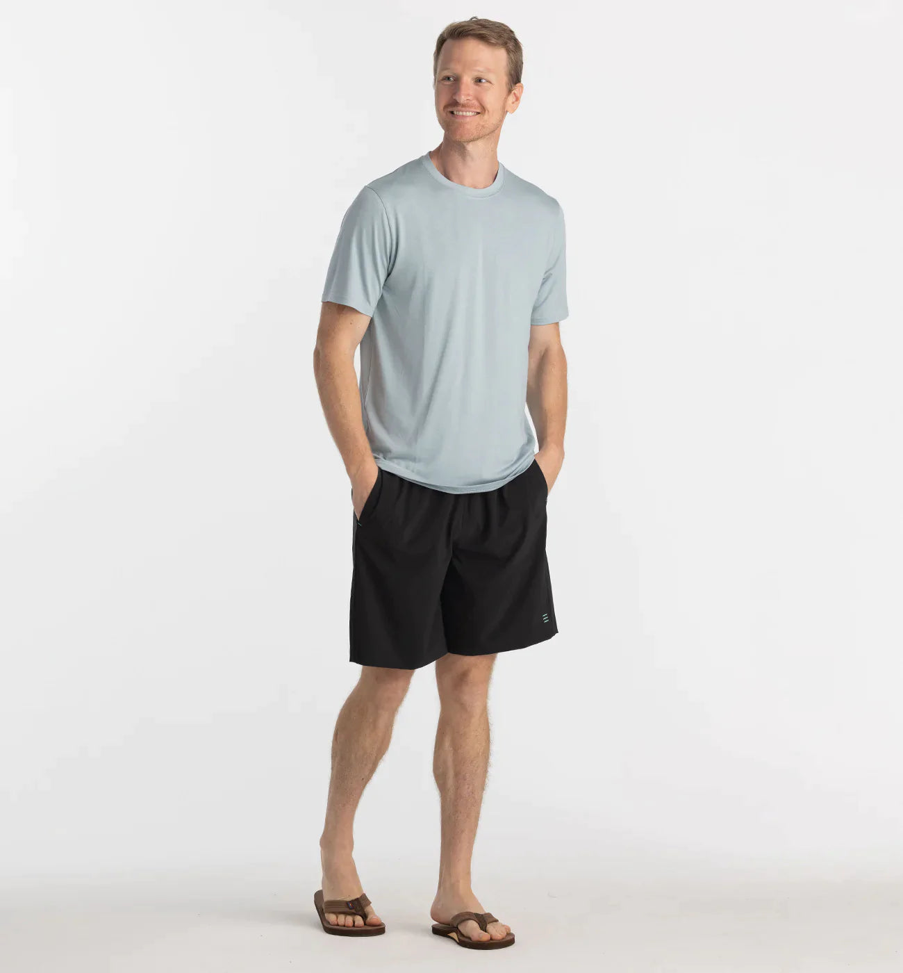 Free Fly Breeze Short 8" - Black