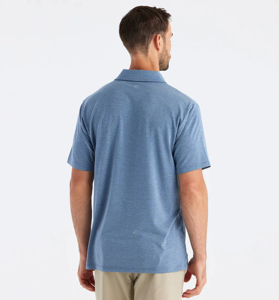 Free Fly Bamboo Flex Polo - Heather Deepwater