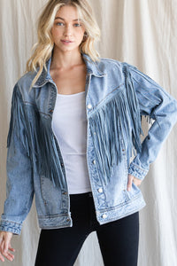 Fringe Jacket Denim