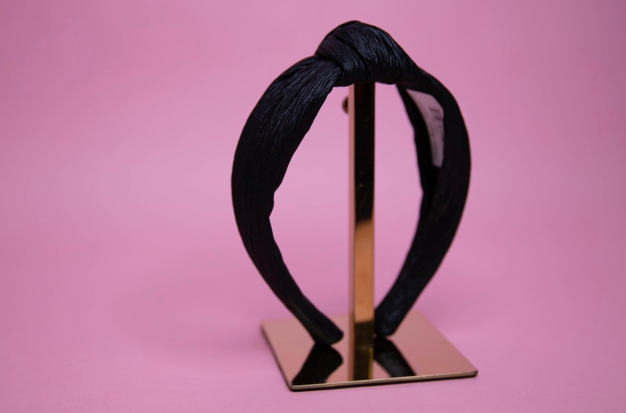Muslin Black Headband
