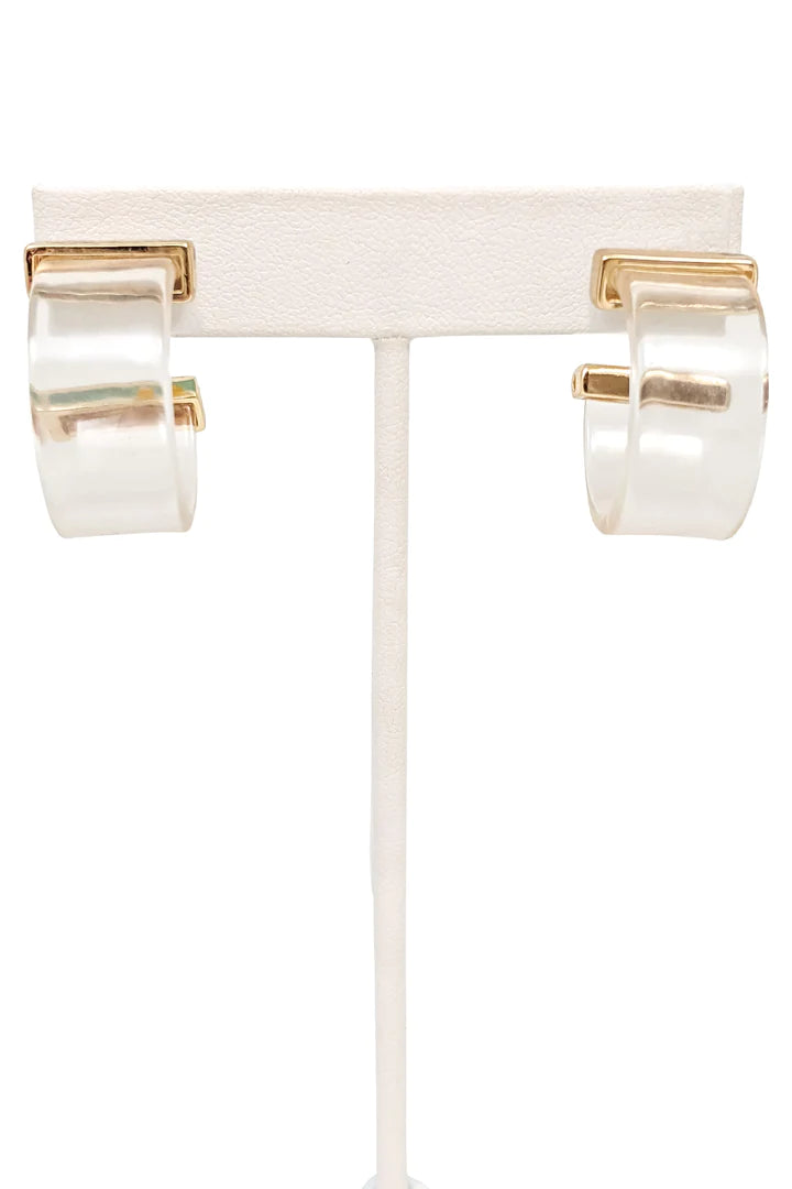 Lainey Earrings - CLEAR