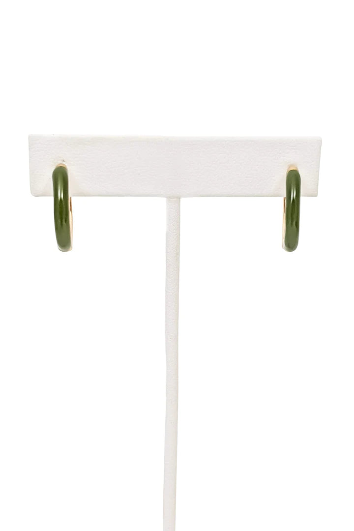 Kinlee Earrings - OLIVE
