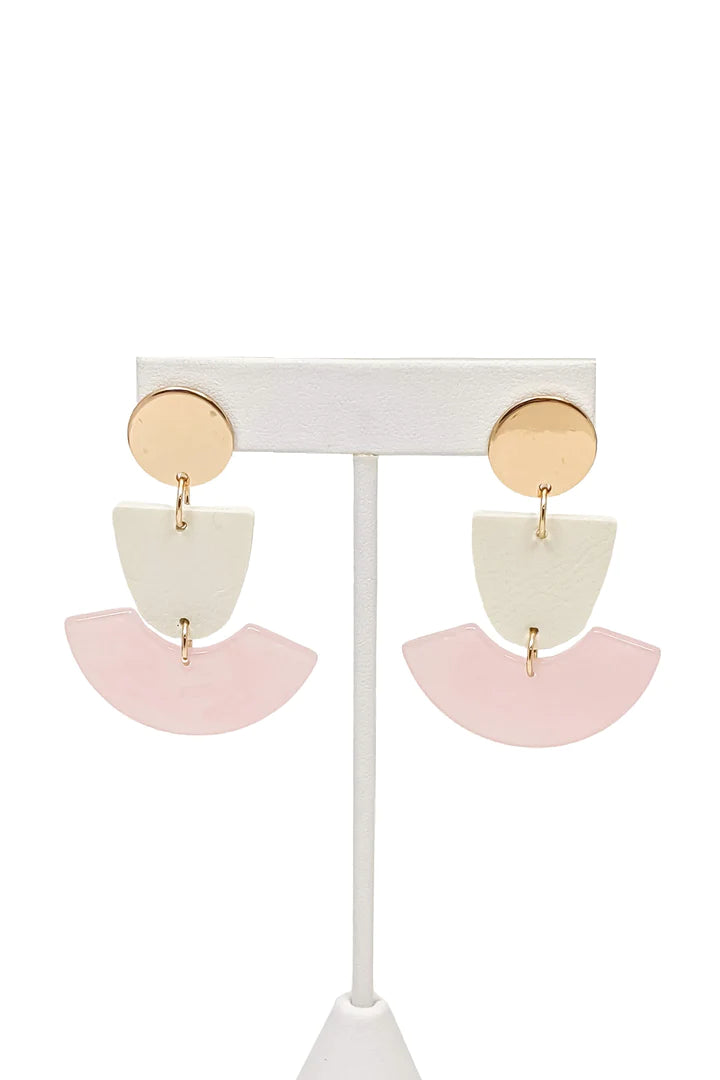 Christina Earrings - WHT