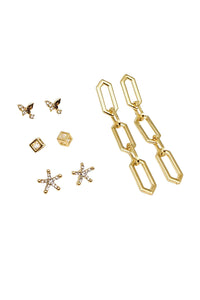 Gwen Earrings Set - WG