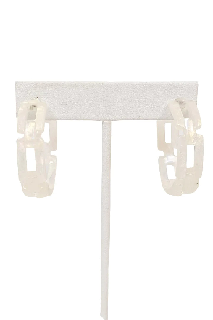 Rhonda Earrings - WHT