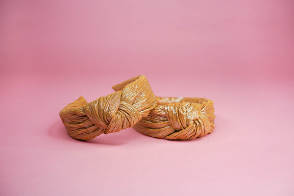 Muslin Gold Headband