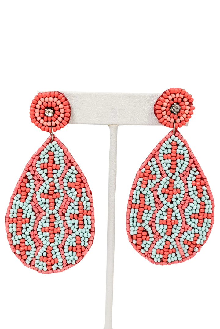 Kei Earrings - CORAL