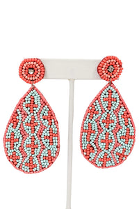 Kei Earrings - CORAL