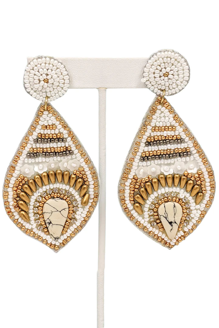 Beverly Earrings - WHT