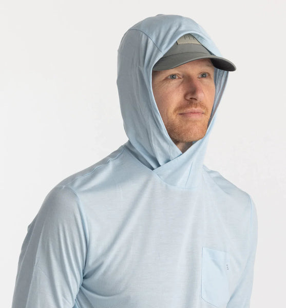 Free Fly Bamboo Lightweight Hoodie - Bluebird