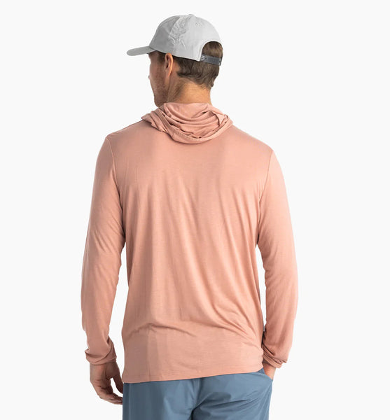 Free Fly Bamboo Lightweight Hoodie - Orange Dusk