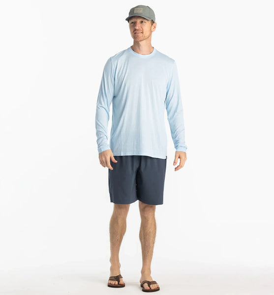 Free Fly Bamboo Lightweight  Long Sleeve - Blue Bird