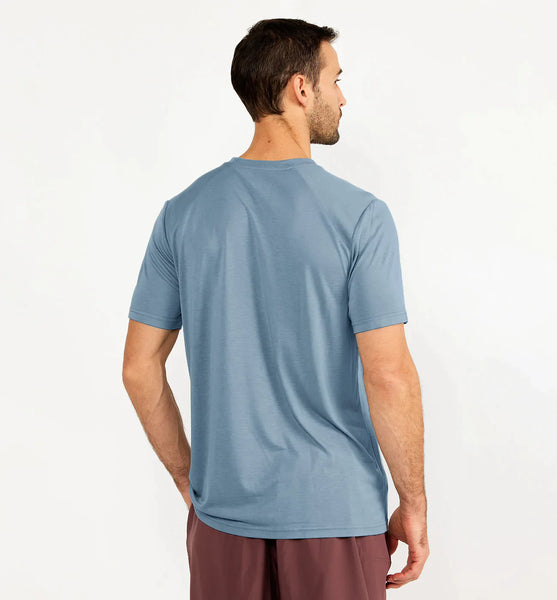 Free Fly Bamboo Lightweight Short Sleeve - Blue Fog
