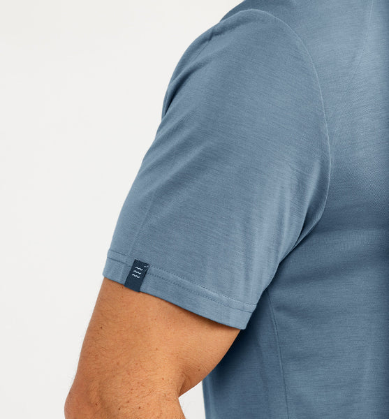 Free Fly Bamboo Lightweight Short Sleeve - Blue Fog