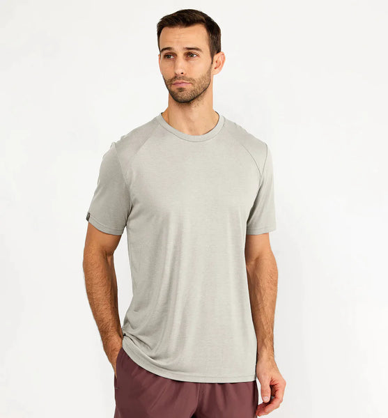 Free Fly Bamboo Lightweight Short Sleeve - Sandstone
