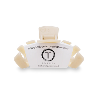 Almond Beige Teleties Clip Medium