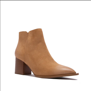 Part Bootie Butterscotch Suede