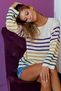 Mardi Gras Sweater