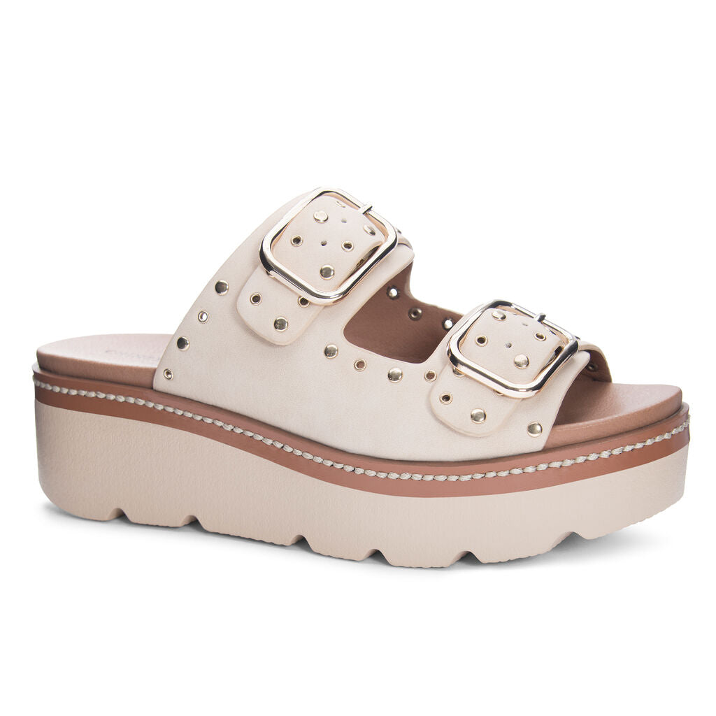 Surf Studded Wedge Tan