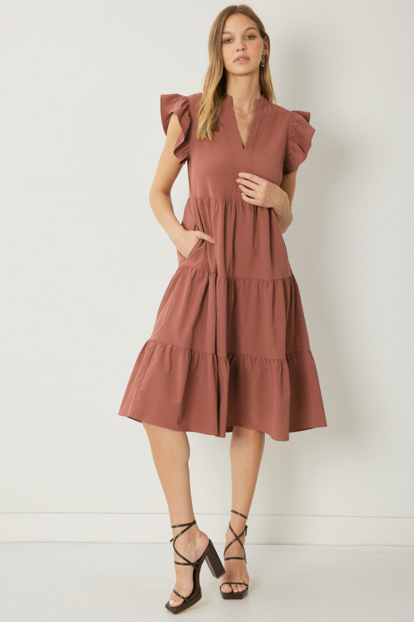Tiered Midi Cinnamon