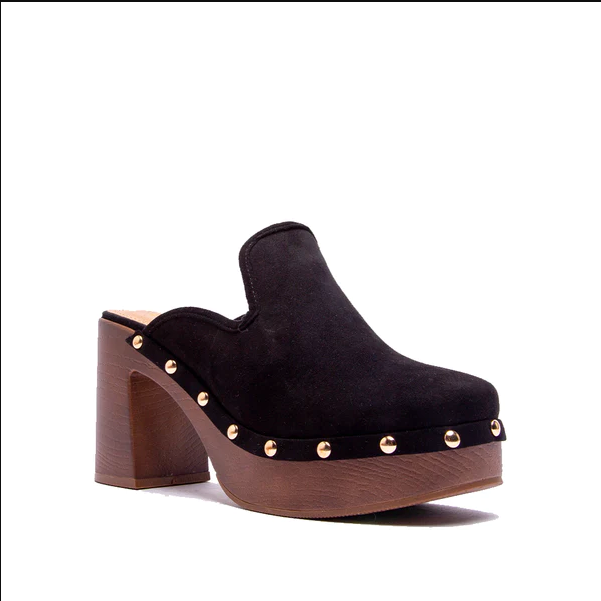 Willy Mule Black Suede